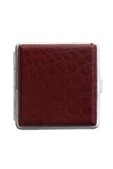 Bordo Renk Kabartmalı Orta Boy Tabaka