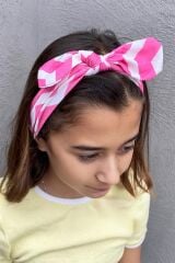 3'lü Pembe Renk Saç Bandı (Set)