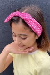 3'lü Pembe Renk Saç Bandı (Set)